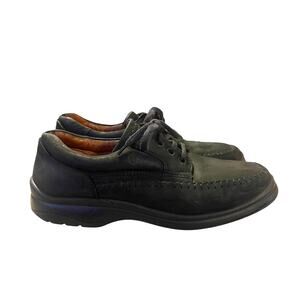Ecco Men's 7.5 Seawalker Tie Loafers Walking Moccasin COMFORT Sneakers Black 41